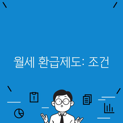 월세 환급제도: 조건