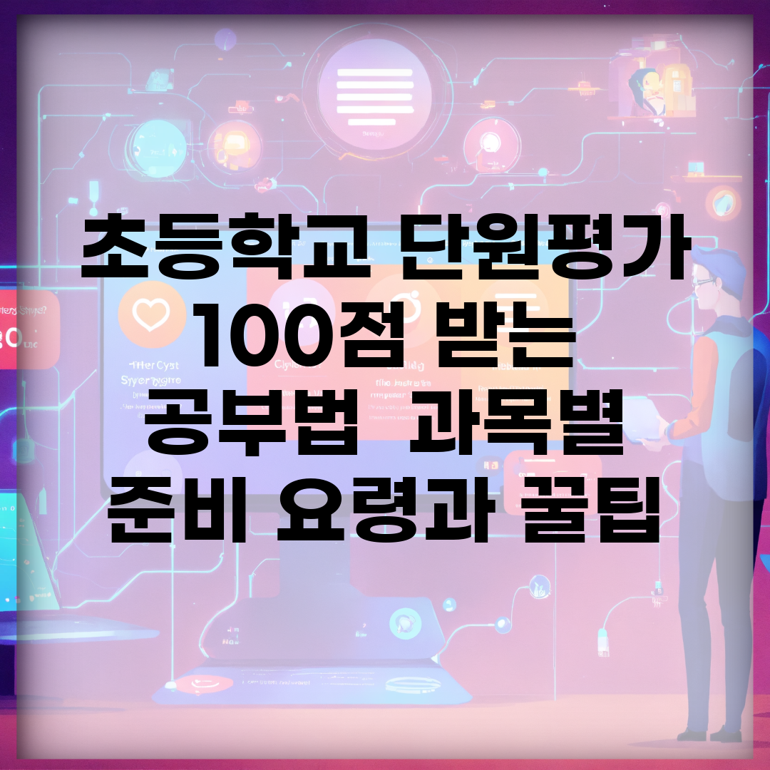 초등학교 단원평가 100점 받는 공부법 | 과목별 준비 요령과 꿀팁