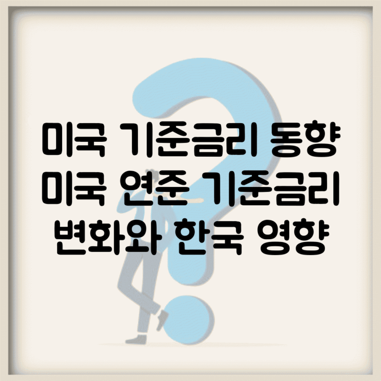 미국 기준금리 동향 | 미국 연준 기준금리 변화와 한국 영향