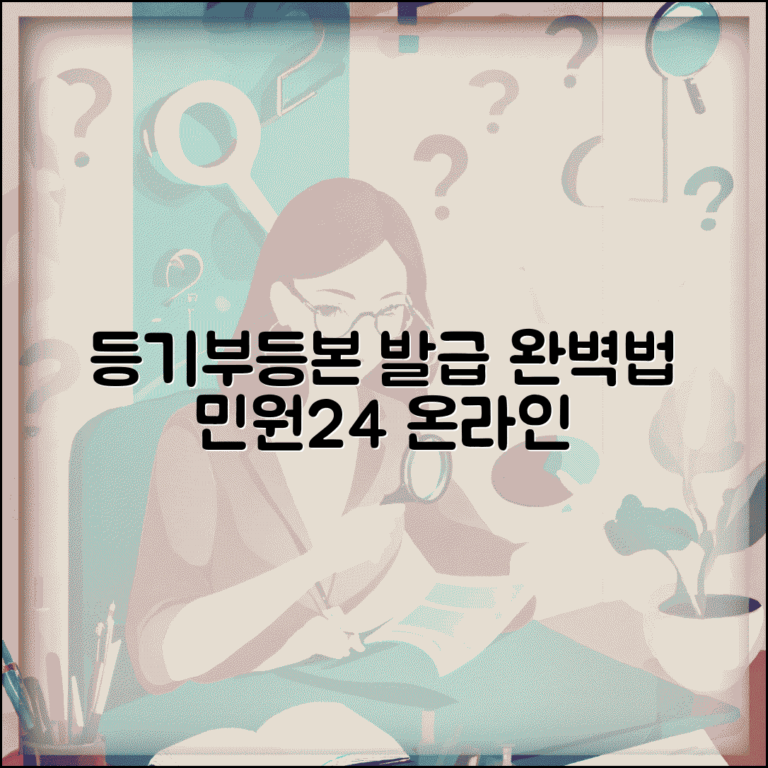 민원24 등기부등본 인터넷발급 방법 | 등기부등본 온라인 완벽 발급법