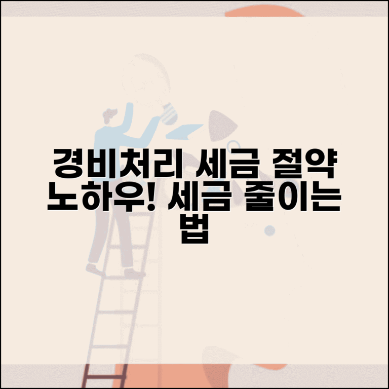 경비처리 세금 절약 효과 | 경비처리로 세금 줄이는 방법
