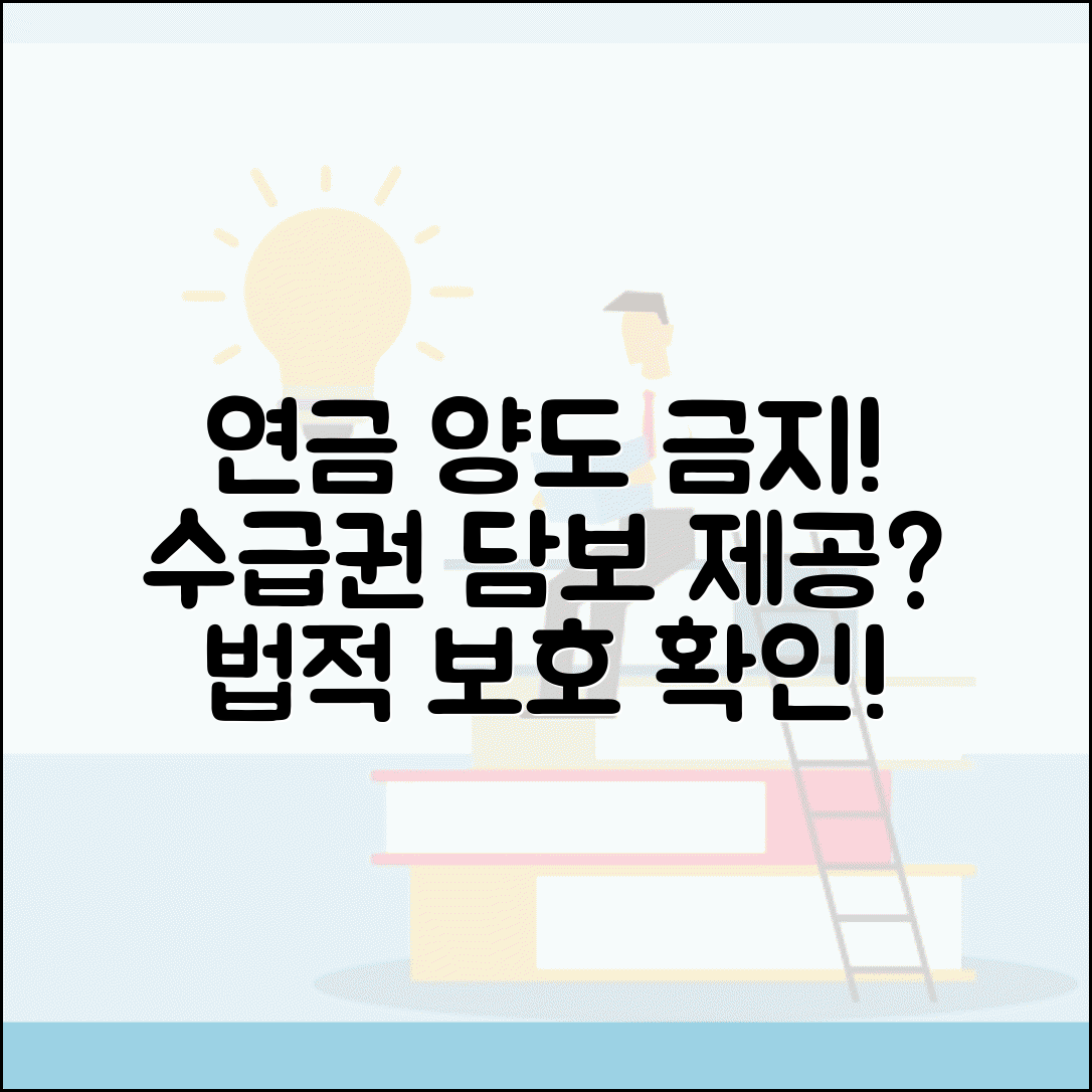 연금 수급권 양도 금지 | 연금 수급권 담보 제공과 양도 금지 법적 보호