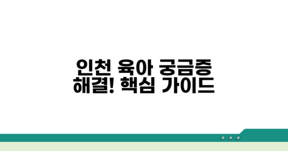 인천 육아 서비스 핵심 안내