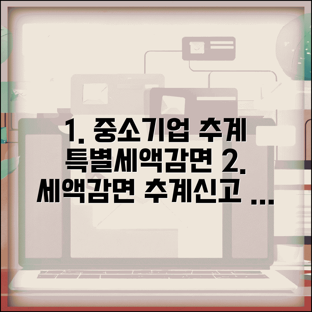 추계신고시 중소기업 특별세액감면 | 추계신고 중소기업 세액감면