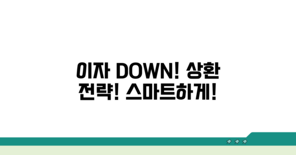 이자 부담 줄이는 똑똑한 상환 전략