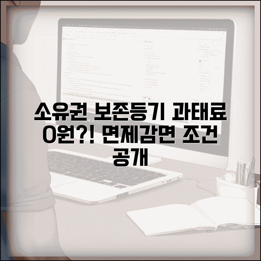 소유권보존등기 과태료 면제 | 소유권보존등기 과태료 감면 조건