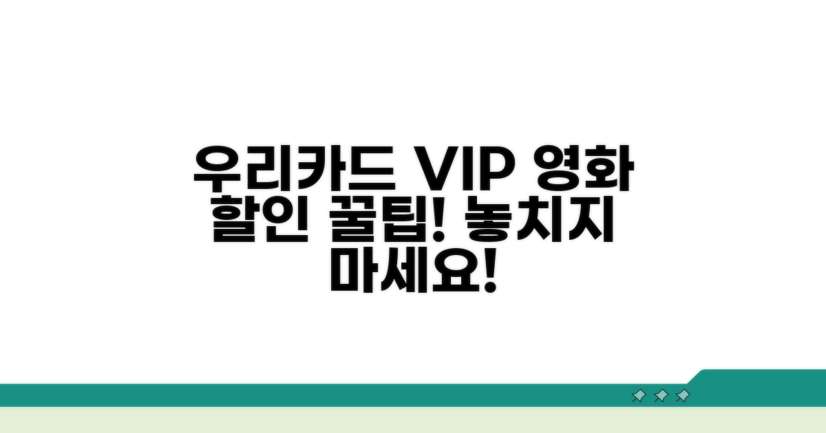 우리카드 VIP 영화 할인 혜택