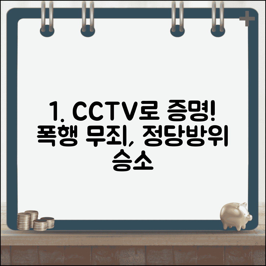 폭행 고소당했을때 CCTV 확보법 | 정당방위 입증 및 증거 수집 방법