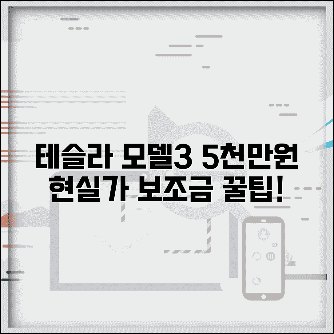 테슬라 모델3 가격 보조금 | 테슬라 모델3 가격 5천만원 보조금