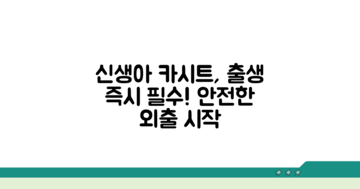 신생아 카시트, 언제부터 필수일까?