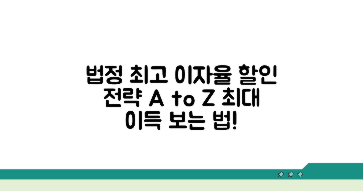 법정 최대 요율과 할인 전략