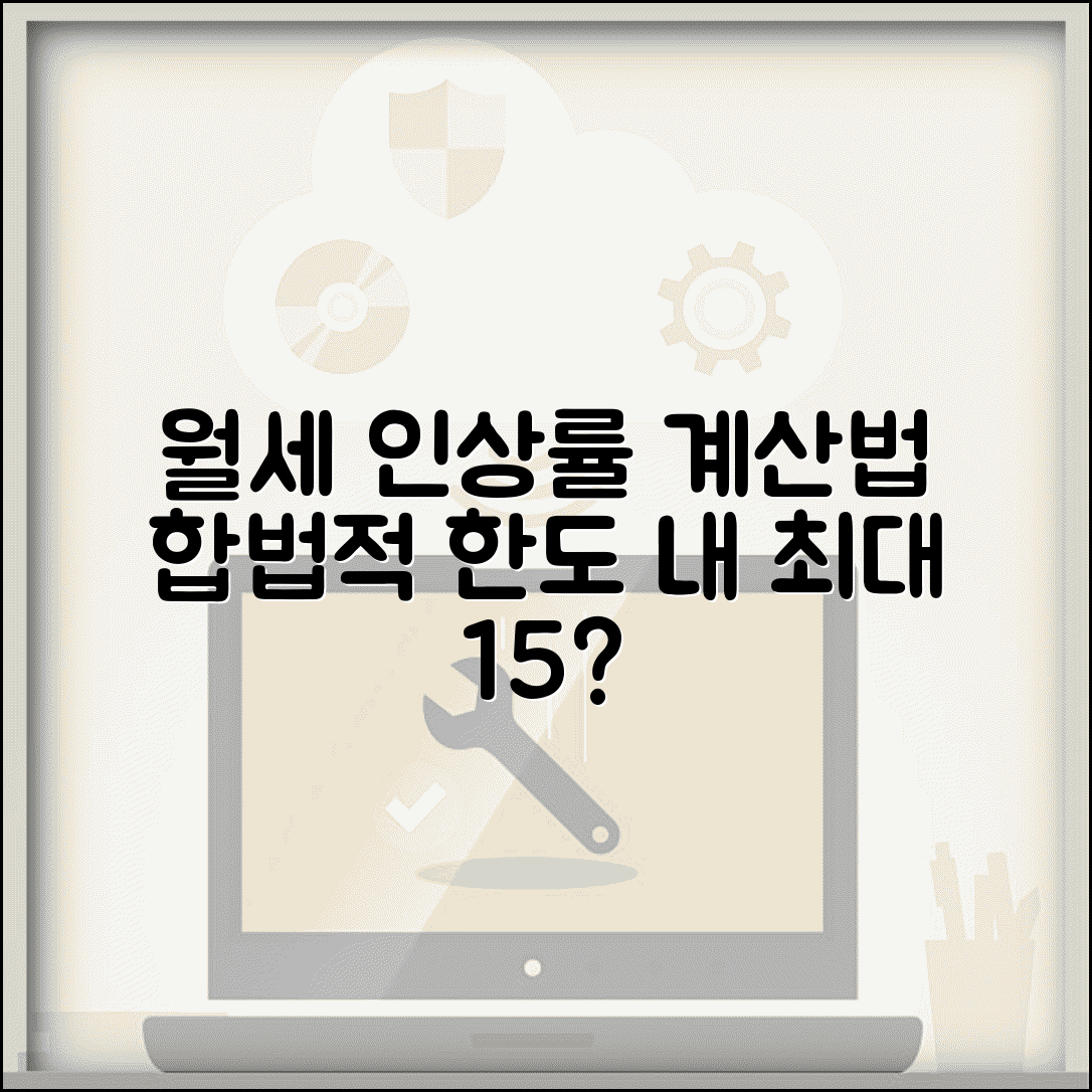 월세 증액 계산 하는법 | 법정 한도 내 적정 인상률 계산