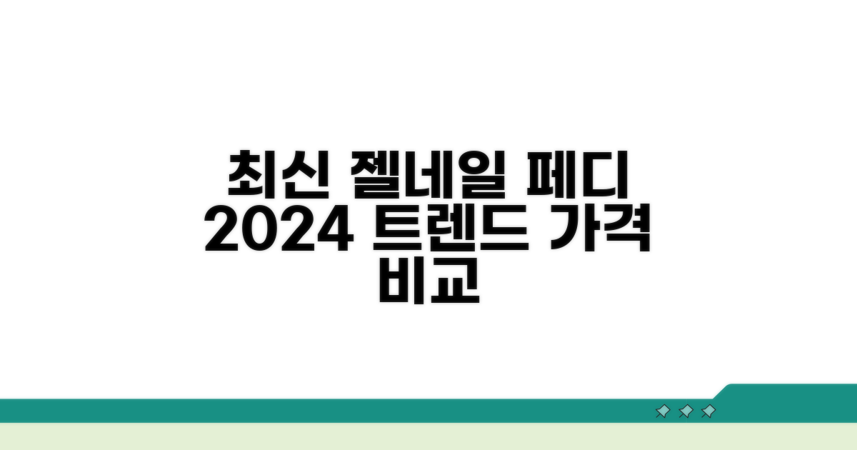 젤네일, 페디큐어 최신 트렌드와 가격