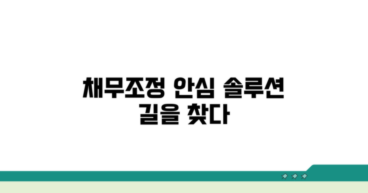 안전한 채무조정 길라잡이