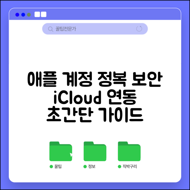 애플계정 관리 완벽 가이드 | 보안 설정부터 iCloud 연동까지 쉽게 배우는 방법