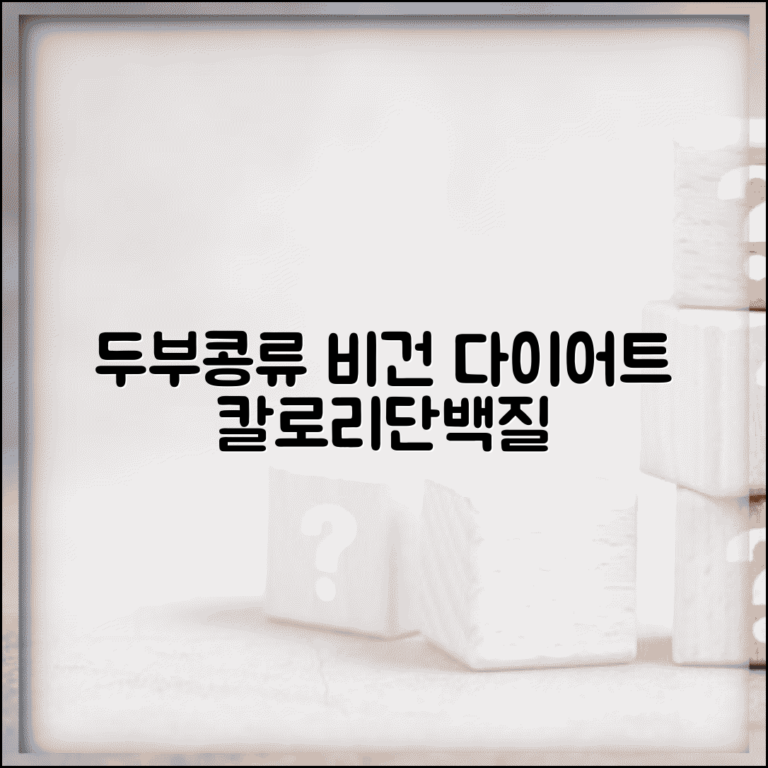 두부 콩류 칼로리 식물성 단백질 함량표와 비건 다이어트 가이드 | 비건 식단 추천, 칼로리 계산법, 영양 정보