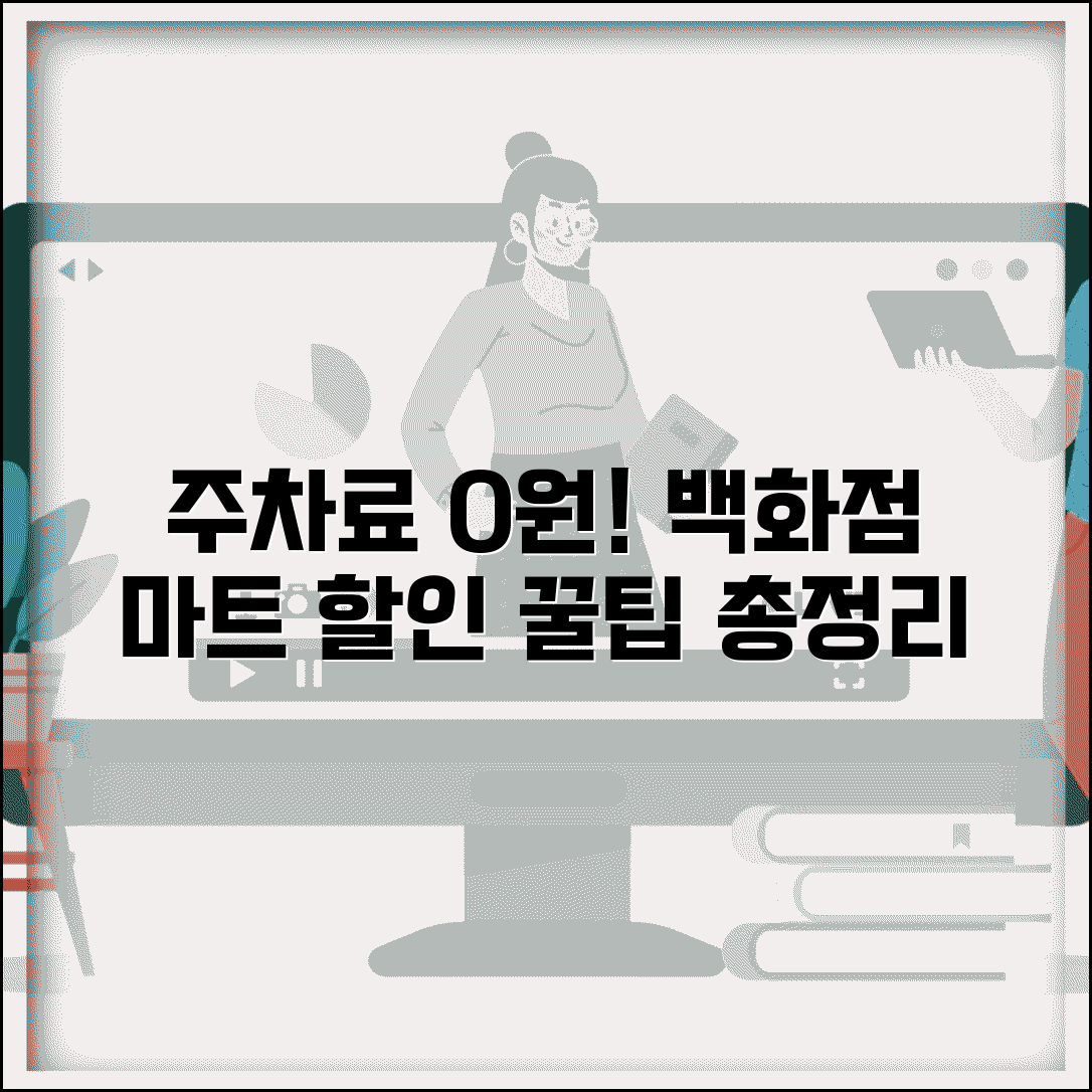 주차장 이용료 할인받기 | 백화점 마트 주차 요금 할인 및 무료 주차 조건 총정리