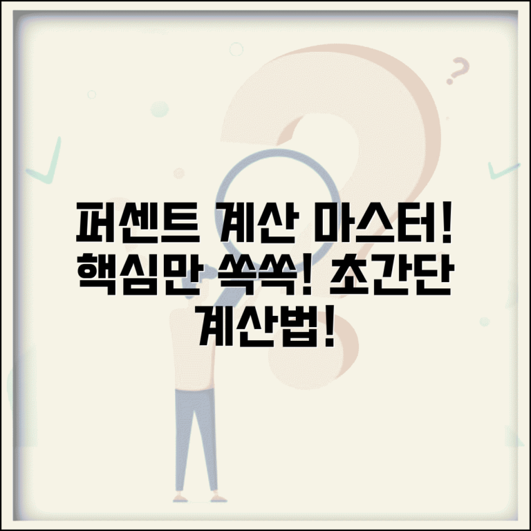 퍼센트 계산기 계산방법 | 백분율 계산기 사용법, 모르는 사람 없게 총정리