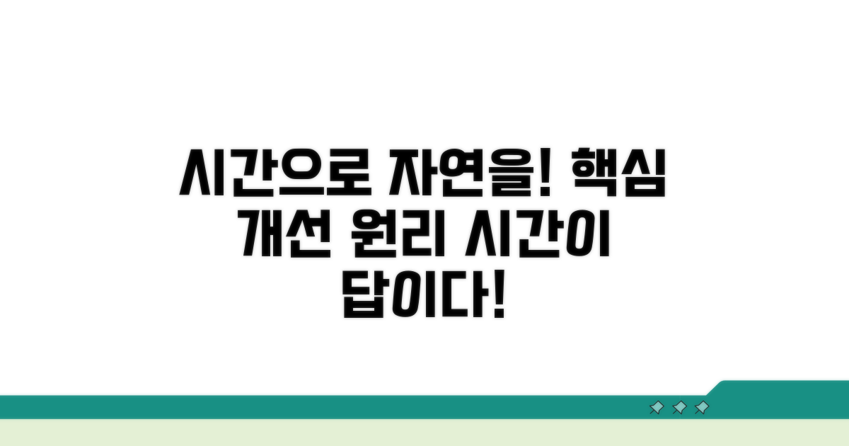시간이 답! 자연 개선 원리