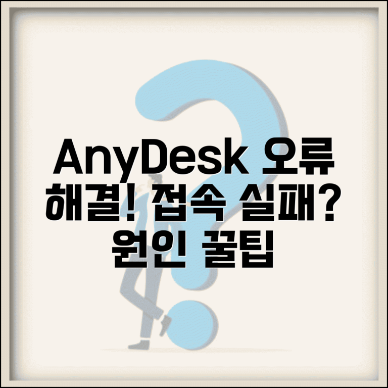 AnyDesk 연결 거부 오류 해결 | 애니데스크 접속 실패 시 대처법 | 원인 및 해결 팁