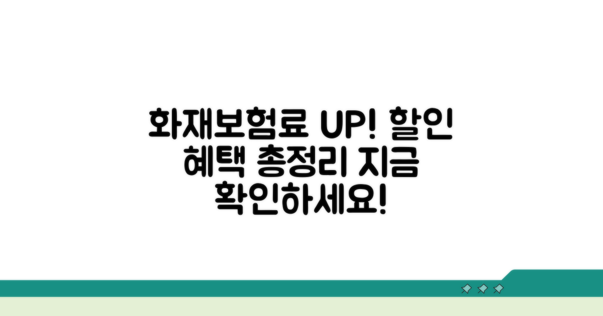 화재보험료 절약하는 할인 혜택 총정리