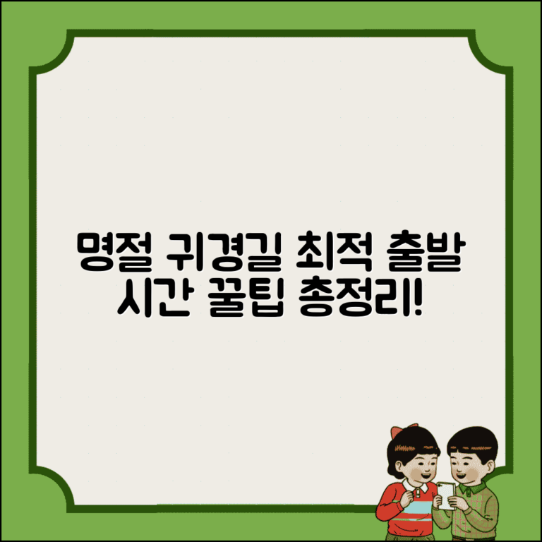 명절 귀경길, 언제 출발해야 한산할까? | 출발 적정 시간 및 꿀팁 총정리