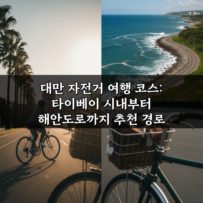 대만 자전거 여행 코스: 타이베이 시내부터 해안도로까지 추천 경로 5선