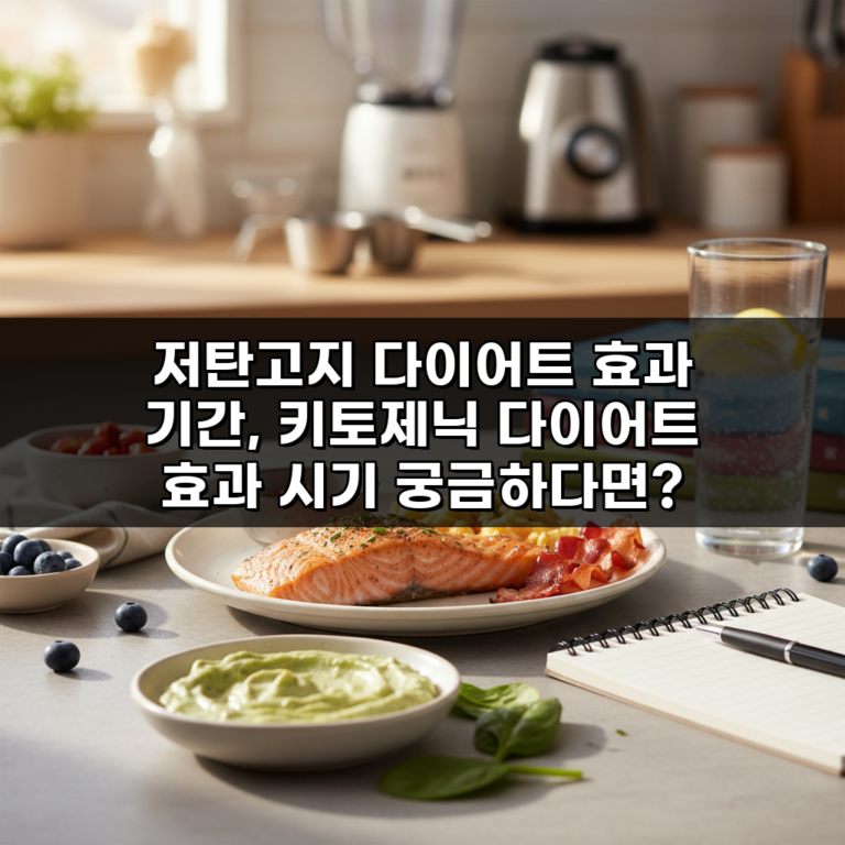 저탄고지 다이어트 효과 기간, 키토제닉 다이어트 효과 시기 궁금하다면?