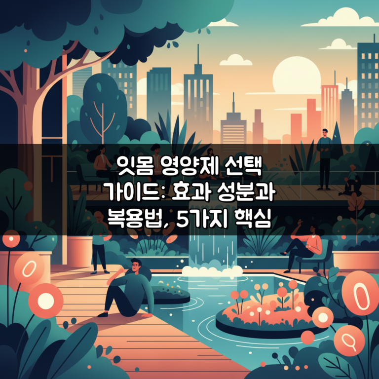 잇몸 영양제 선택 가이드: 효과 성분과 복용법, 5가지 핵심 총정리