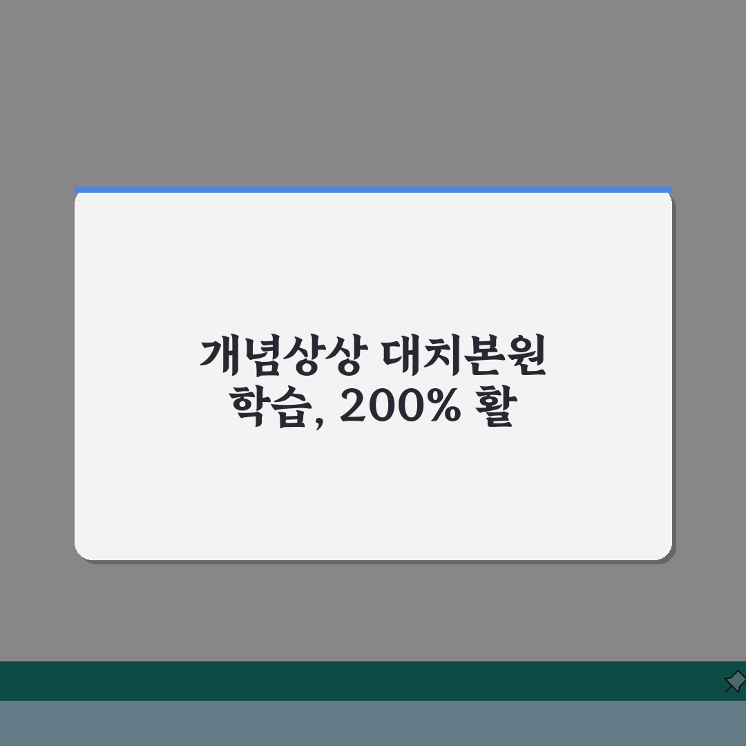 개념상상 대치본원 학습관리: 1:1 질문답변, 과제첨삭, 성적분석 시스템 완벽 활용법